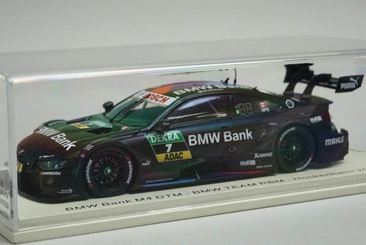 1:43 SPARK SG630 BMW Bank M4 DTM BMW TEAM RBM Hockenheim B.Spengler 2018 #7