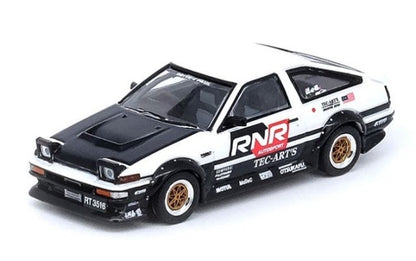 IN64-AE86T-TECARTS INNO MODELS 1:64 Sprinter Trueno AE86 Tuned TEC-ART'S TRACKERZ DAY MALAYSIA