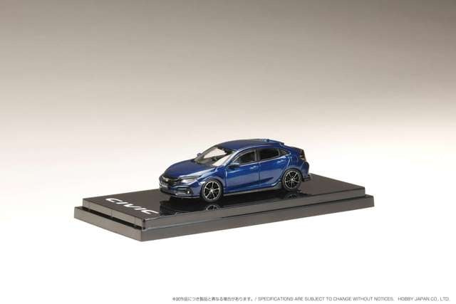 HJ642018ABL Hobby JAPAN 1:64 Honda Civic Hatchback (FK7) 2020 Obsidan Blue Pearl