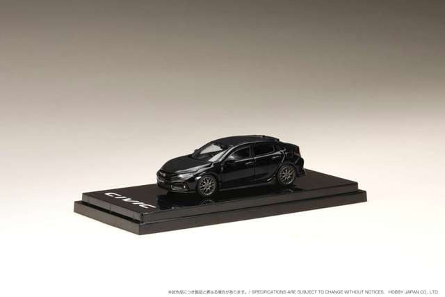 HJ642018BBK Hobby JAPAN 1:64 Honda Civic Hatchback (FK7) 2020 Custom Version Crystal Black Pearl