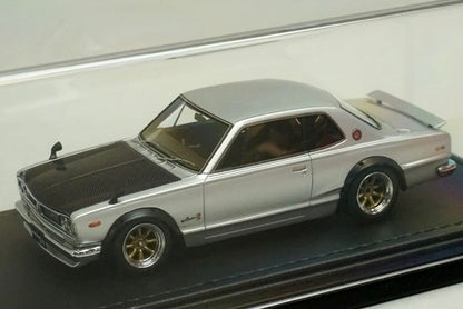 1:43 ignition model IG0071 Nissan Skyline 2000 GT-R (KPGC10) Silver