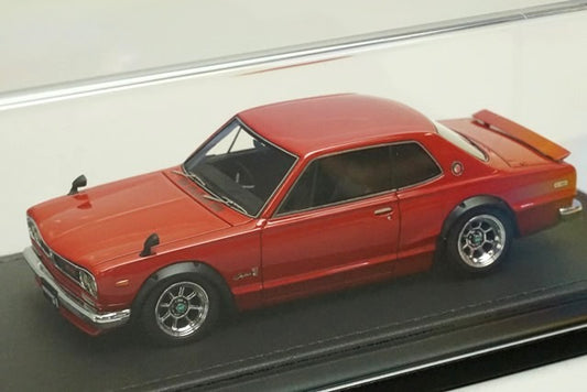 1:43 ignition model IG0222 Nissan Skyline 2000 GT-R KPGC10 Red