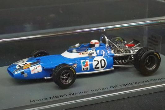 1:43 SPARK S7192 Matra MS80 Italian GP Winner World Champion J.Stewart 1969 #20