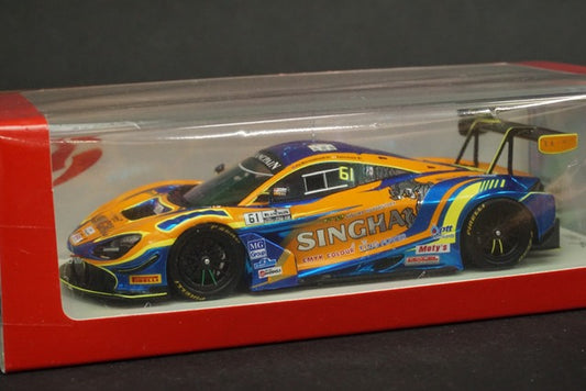 1:43 SPARK SA208 McLaren 720S GT3 ABSSA Motorsport Blancpain World Challenge Asia 2019 #61