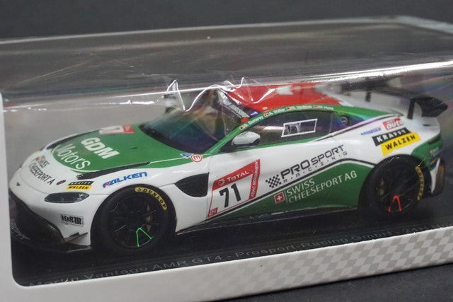 1:43 SPARK SG702 Aston Martin Vantage AMR GT4 Prosport Racing GmbH Nurburgring 24h 2020 #71