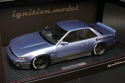 1:18 ignition model IG1133 Rocket Bunny S13 Version 1 Purple Silver / Gray