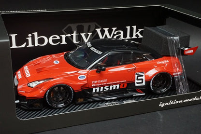 1:18 ignition model MC-IG2723 LB-Silhouette WORKS GT Nissan 35GT-RR Red / Black LBWK Original Package