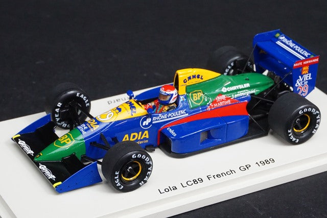 1:43 SPARK S2976 Lola LC89 French GP 1989#29 E.Bernard CAMEL