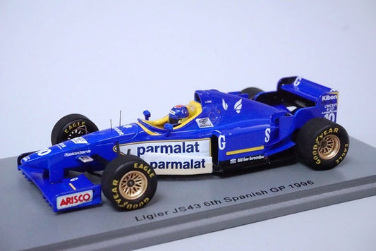 1:43 SPARK S7414 Ligier JS43 6th Spain GP P.Dinis 1996 #10