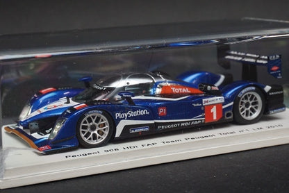 1:43 SPARK S1291 Peugeot 908 HDi FAP Team Peugeot Total Le Mans 2010 #1