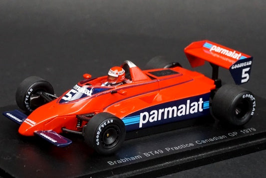 1:43 SPARK S4346 Brabham BT49 Practice Canadian GP N.Lauda 1979 #5