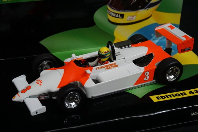 1:43 MINICHAMPS 540834313 Ralt Toyota RT3 A.Senna Macau GP Winner 1983 #3 ASC No.28