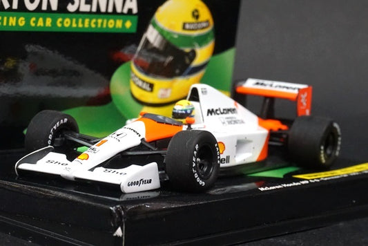 1:43 MINICHAMPS 540914391 McLaren Honda MP4-6 A.Senna German GP World Champion 1991 #1 ASC No.25