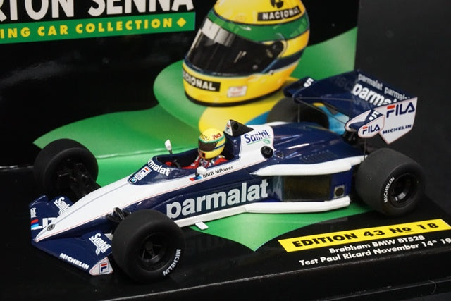 1:43 MINICHAMPS 540834399 Brabham BMW BT52B A.Senna Test Paul Ricard 1983 #5 ASC No.18