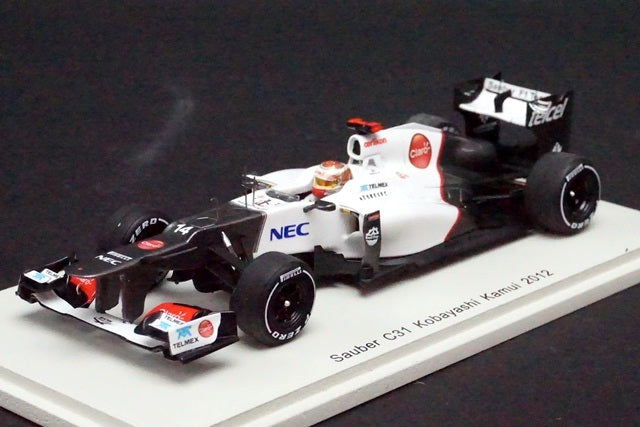 1:43 SPARK SS04 Suzuka 50th Anniversary Sauber C31 Ferrari Kamui Kobayashi 2012 #14 Ready for the Dream