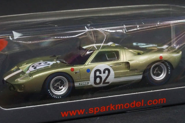 1:43 SPARK S5179 Ford GT40 Le Mans 1967 #62