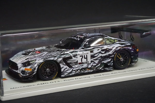 1:43 SPARK SB268 Mercedes AMG GT3 Ram Racing 2nd Pro-Am Cup class SPA 24h 2019 #74