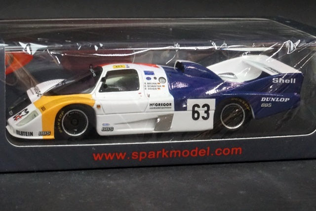 1:43 SPARK S4434 Porsche 936C 6th Le Mans 1986 #63