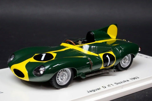 1:43 SPARK SJ017 Jaguar D Suzuka 1963 #1