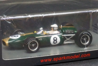 1:43 SPARK S7091 Brabham BT22 Monaco GP 1966 #8 D.Hulme