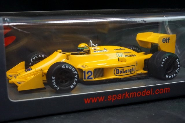 1:43 SPARK S7131 Lotus 99T Monaco GP 1987 Winner #12 A.Senna