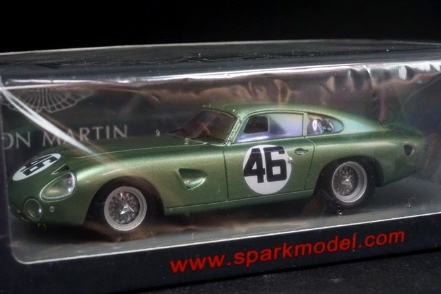 1:43 SPARK S3688 Aston Martin DP214 1963 Monza Coppa Inter-European Winner  #46 R. Salvadori