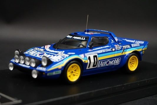 1:43 HPI 8239 Lancia Stratos HF Tour de Corse 1981 #10 B.Darniche/A.Mahe