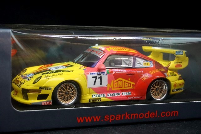 1:43 SPARK S4758 Porsche GT2 LM 1998 #71 M.Maisonneuve-M.Monteiro-M.Monteiro