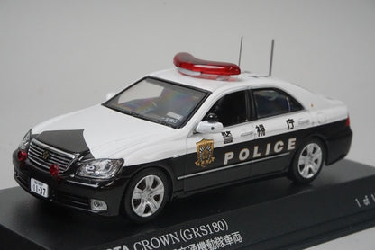 1:43 RAI'S H7430702 Toyota Crown (GRS180) 2007 Metropolitan Police Department Traffic Mobility Unit Vehicle