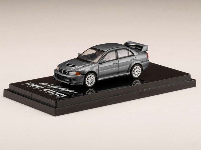 HJ641033BGM Hobby JAPAN 1:64 Mitsubishi Lancer GSR Evolution 6 (T.M.E) (CP9A) 2000 Gray Metallic (Custom Color)