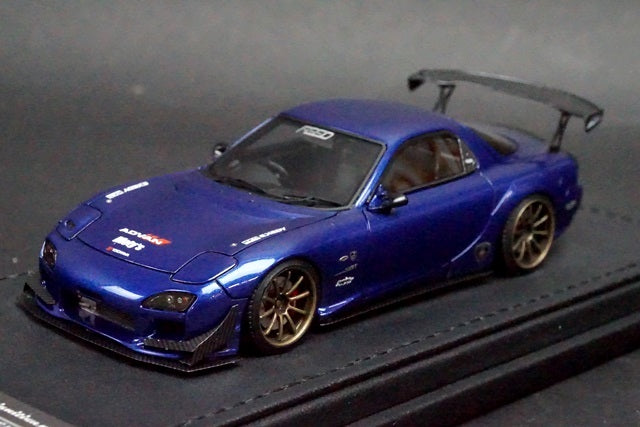 1:43 ignition model IG2186 FEED RX-7 (FD3S) Blue Metallic