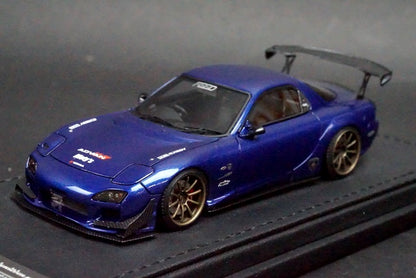 1:43 ignition model IG2186 FEED RX-7 (FD3S) Blue Metallic