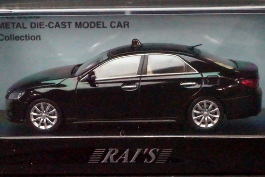 1:43 RAI'S H7431202 Toyota Mark X Premium (GRX133) Undercover 2012 Kanagawa Prefectural Police Highway Traffic Police Unit Vehicle