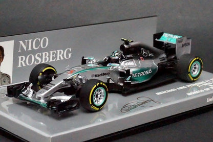 1:43 MINICHAMPS 417150106 Mercedes AMG PETRONAS F1 TEAM W06 Hybrid Monaco GP 2015 Winner #6 N.Rosberg