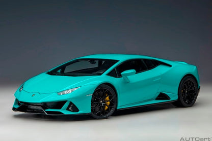 79211 AUTOart 1:18 Lamborghini Huracan EVO Turquoise Blue model car