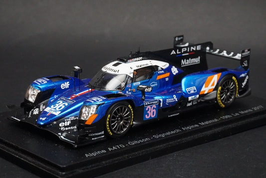 1:43 SPARK S5822 Alpine A470-Gibson-Signatech Alpine Matmut Le Mans 10th 2017 #36