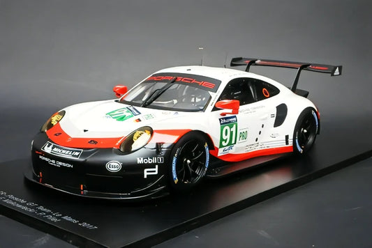 1:18 SPARK 48S329 Porsche 911 RSR Le Mans 2017 #91