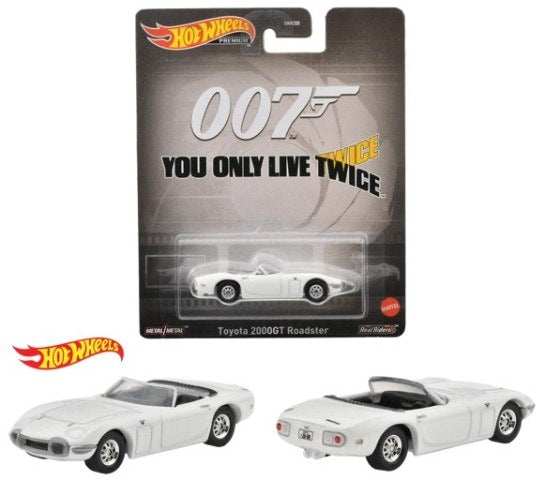 HKC27 Hot Wheels Toyota Retro Entertainment 007 Dies Twice 2000GT Roadster 10pcs