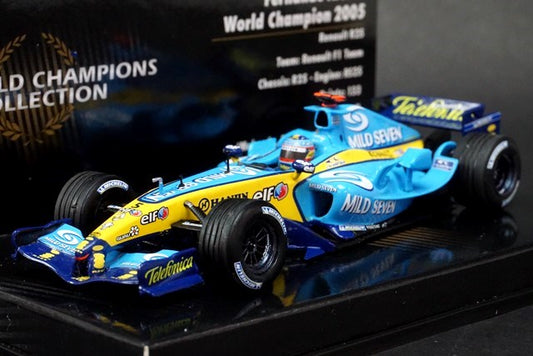 1:43 MINICHAMPS 436050005 Renault F1 Team R25 2005 World Champion #5 F.Alonso