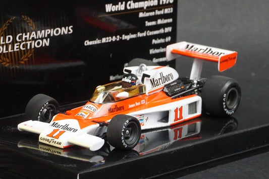 1:43 MINICHAMPS 436760011 McLaren Ford M23 World Champion 1976 #11 J.Hunt