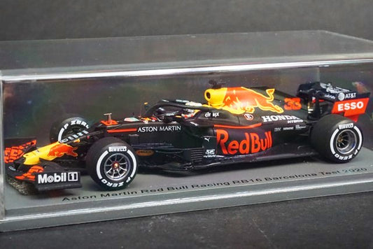 1:43 SPARK S6458 Aston Martin Red Bull Racing RB16 Barcelona Test 2020 #33 M.Verstappen