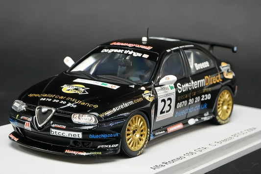 1:43 SPARK S0469 Alfa Romeo 156 GTA BTCC 2004 #23 C.Breeze