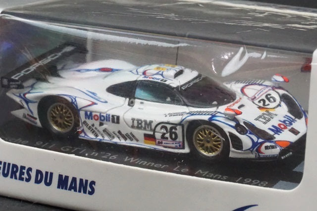 1:87 SPARK 87LM98 Porsche 911 GT1 LM Le Mans 1998 Winner #26