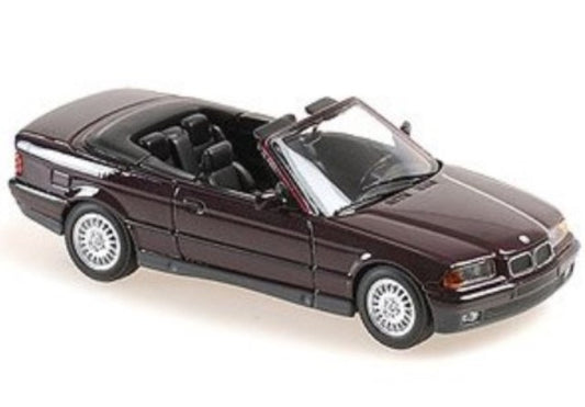 940023331 MINICHAMPS 1:43 BMW 3-Series Cabriolet 1993 Purple