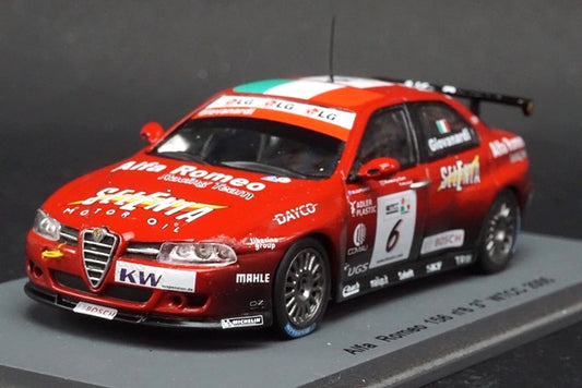 1:43 SPARK S0474 Alfa Romeo 156 WTCC 2005 #6 Fabrizio Giovanardi