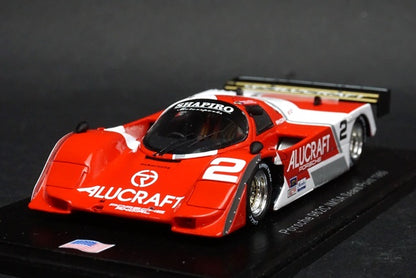 1:43 SPARK US172 Porsche 962C IMSA Sears Point 1989 #2 R.Herzog-M.Hytten