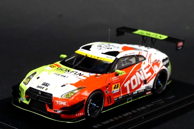 1:43 EBBRO 45732 GO&FAN GT-R SUPER GT GT300 2019 #48