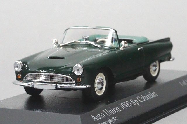 1:43 MINICHAMPS 400011032 Auto Union 1000 Sp Roadster 1961 Green