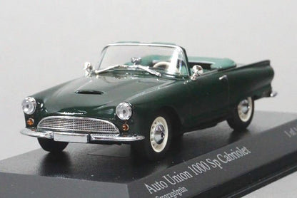 1:43 MINICHAMPS 400011032 Auto Union 1000 Sp Roadster 1961 Green