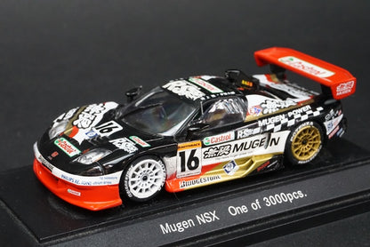 1:43 EBBRO 43355 MUGEN NSX with Air Scoop JGTC 2002 #16 model car